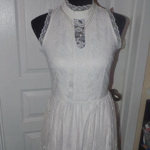 Lace White Dress